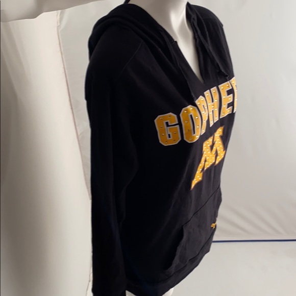 Victoria’s Secret PINK Minnesota Gophers black and gold hoodie XS - Picture 4 of 12